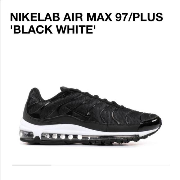 Nikelab Air Max 97/Plus “Black White” Sneakers - Picture 2 of 8